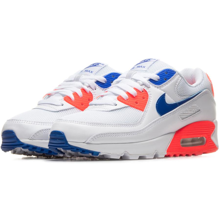 ナイキ エア マックス 90 Nike W Air Max 90 ホワイト フラッシュクリムゾン レーサーブルー Ct1039 100 ナイキジャパン正規品 Ct1039 100n01 シューズナッツ 通販 Yahoo ショッピング