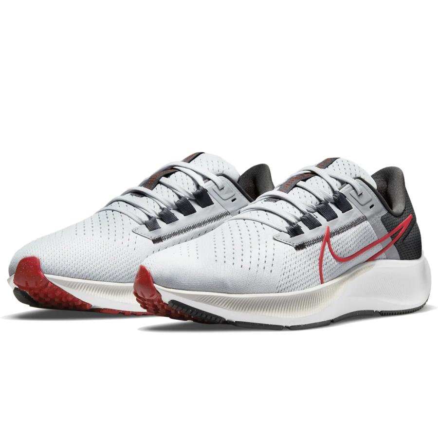 ナイキ エア ズーム ペガサス 38 Nike Air Zoom Pegasus 38 ピュアプラチナム ウルフグレー アイアングレー チリレッド Cw7356 004 日本国内正規品 Cw7356 004n01 シューズナッツ 通販 Yahoo ショッピング