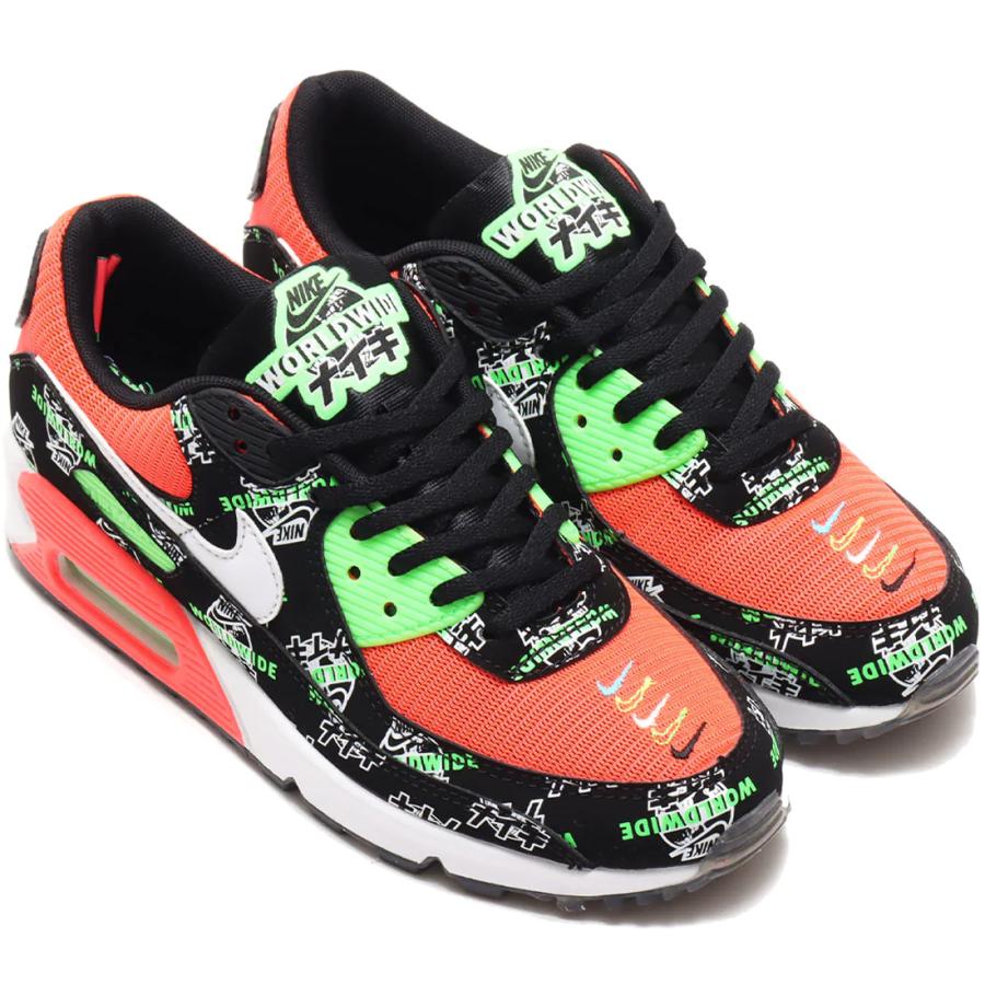 ナイキ エア マックス 90 エスイー Nike W Air Max 90 Se ブラック グリーンストライク フラッシュクリムゾン ホワイト Da1342 013 Da1342 013n01 シューズナッツ 通販 Yahoo ショッピング
