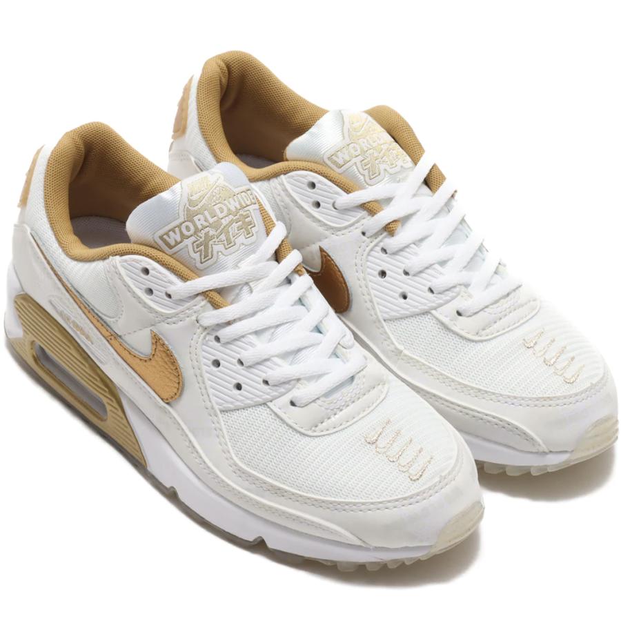 ナイキ エア マックス 90 エスイー Nike W Air Max 90 Se ホワイト プラチナムティント ピュアプラチナム メタリックゴールド Da1342 170 ナイキジャパン正規品 Da1342 170m01 シューズナッツ 通販 Yahoo ショッピング