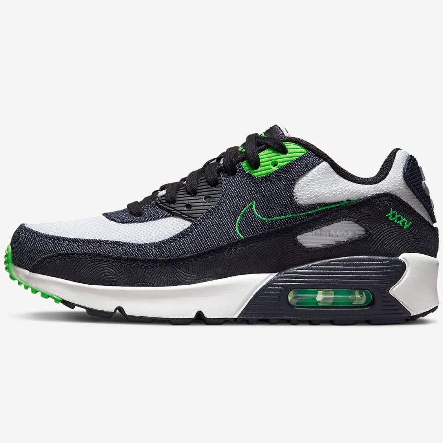 ナイキ エア マックス 90 Ltr Se Nike J Air Max 90 Ltr Se ブラック スクリームグリーン サミットホワイト オブシディアン Dn4376 001 ナイキジャパン正規品 Dn4376 001m01 シューズナッツ 通販 Yahoo ショッピング