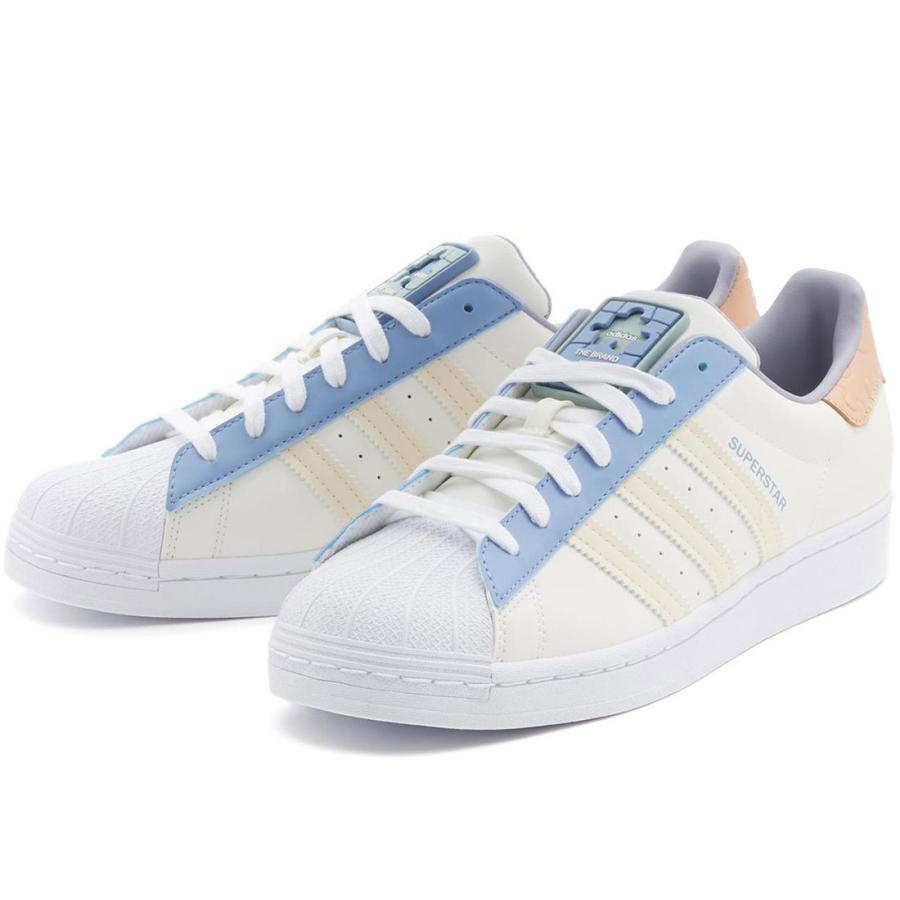 アディダス スーパースター Adidas Superstar オフホワイト ブルー ピンク Gz3413 国内正規品 Gz3413n01 シューズナッツ 通販 Yahoo ショッピング