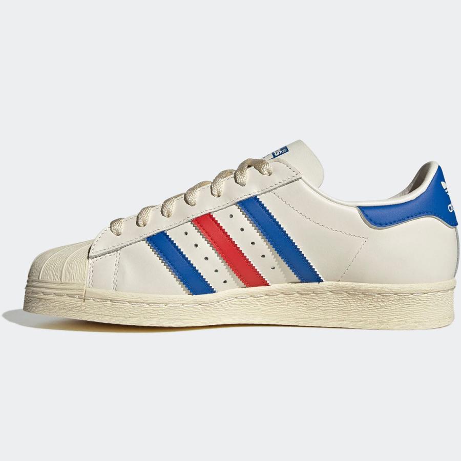 アディダス スーパースター 82 adidas SUPERSTAR 82 クラウドホワイト/ブルードーン/レッド HQ8876 日本国内正規品 こちらの商品は アディダス スーパースター adidas SUPERSTAR クラウドホワイト/ブルードーン/レッド HQ8876 日本国内正規品