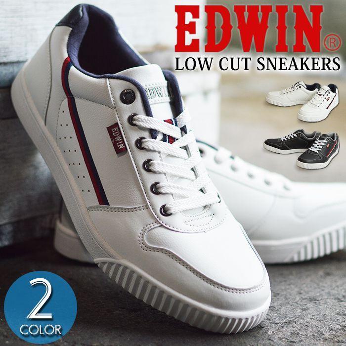 Edwin エドウィン スニーカー メンズ ローカット カジュアル シューズ 軽量 屈曲 防滑 カップインソール コンフォート サイドライン 男性 紳士靴 メンズシューズ Ft7059 Shoesquare シュースクエア 通販 Yahoo ショッピング