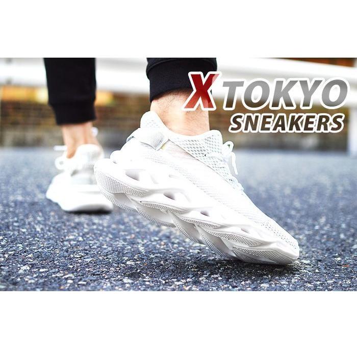 X TOKYO スニーカー メンズ スポーツシューズ 反発力 ランニング