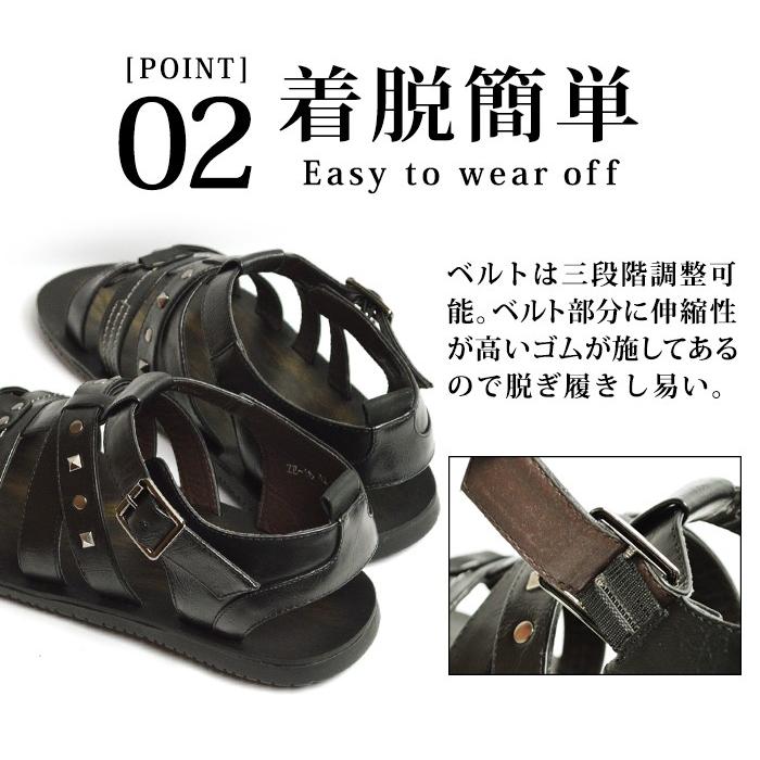 Zeeno（ジーノ） サンダル メンズ グラディエーター アウトドア