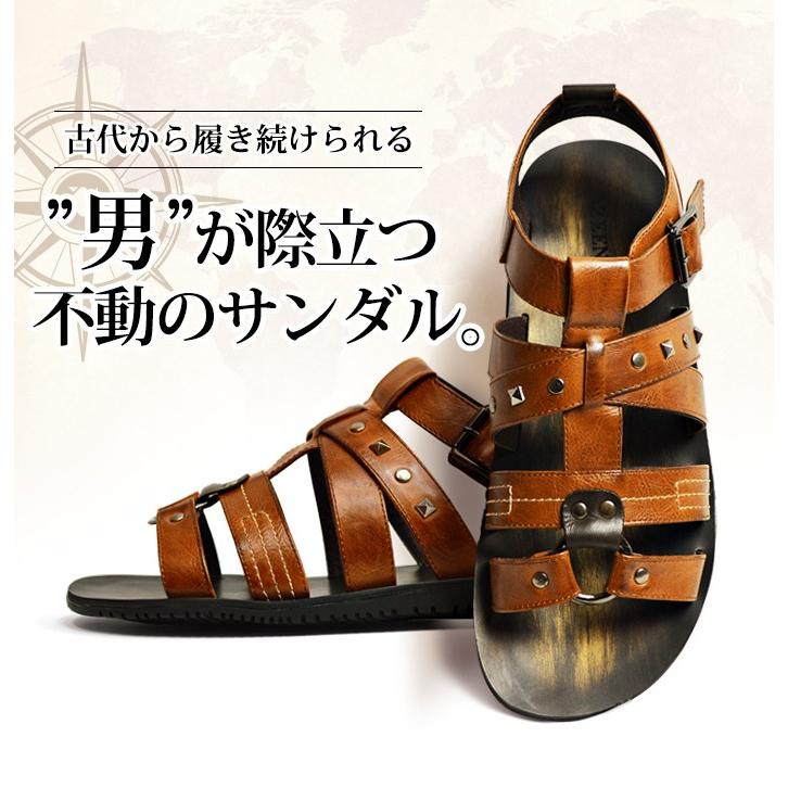 Zeeno（ジーノ） サンダル メンズ グラディエーター アウトドア