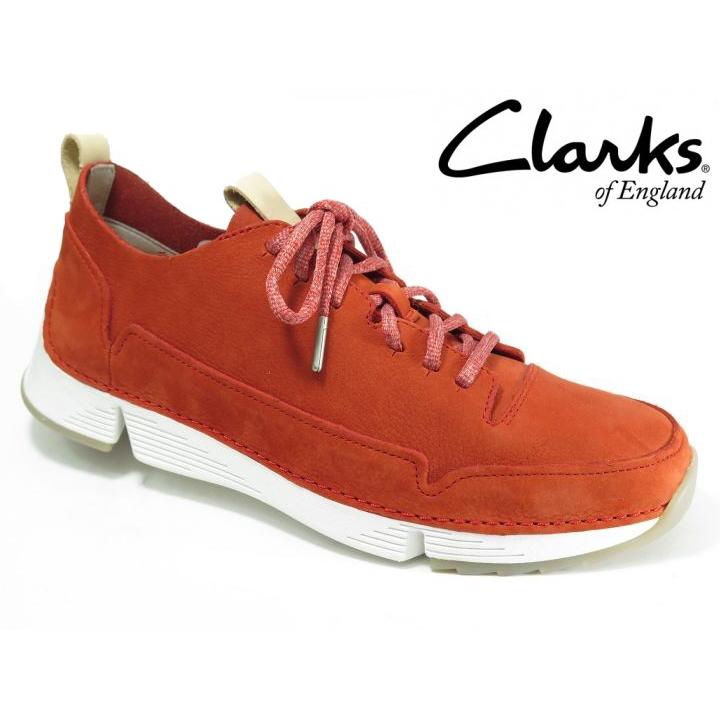 Clarks Tri Spark クラークス　超軽量ウォーキングシューズ　お買い得価格　[レッドヌバック]