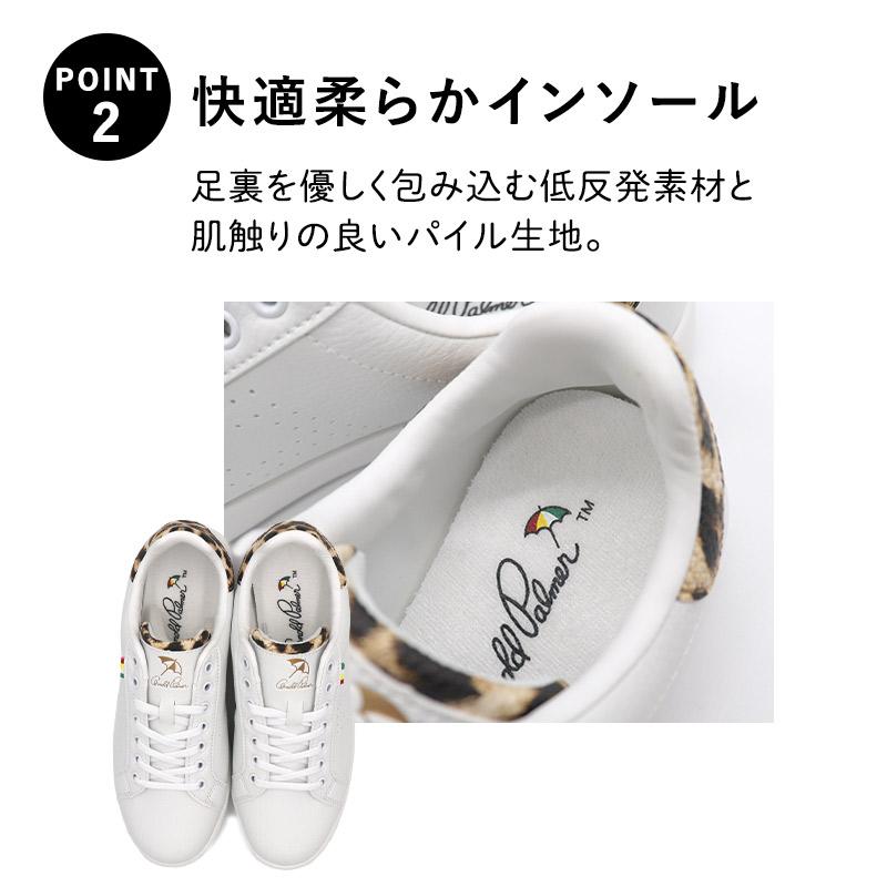 アーニーアーノルドパーマー スニーカー レディース ローカットシューズ 白 黒 シンプル 靴 軽い 通学 おしゃれ かわいい｜shoesstore-reodert-m｜03