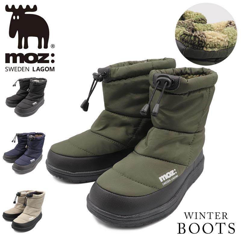 moz（モズ） ブーツ レディース ミドル ショート 防水 防滑 軽量