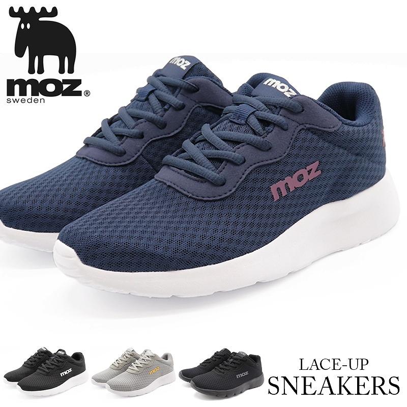 Moz モズ スニーカー レディース メッシュ シューズ 軽量 靴 完売