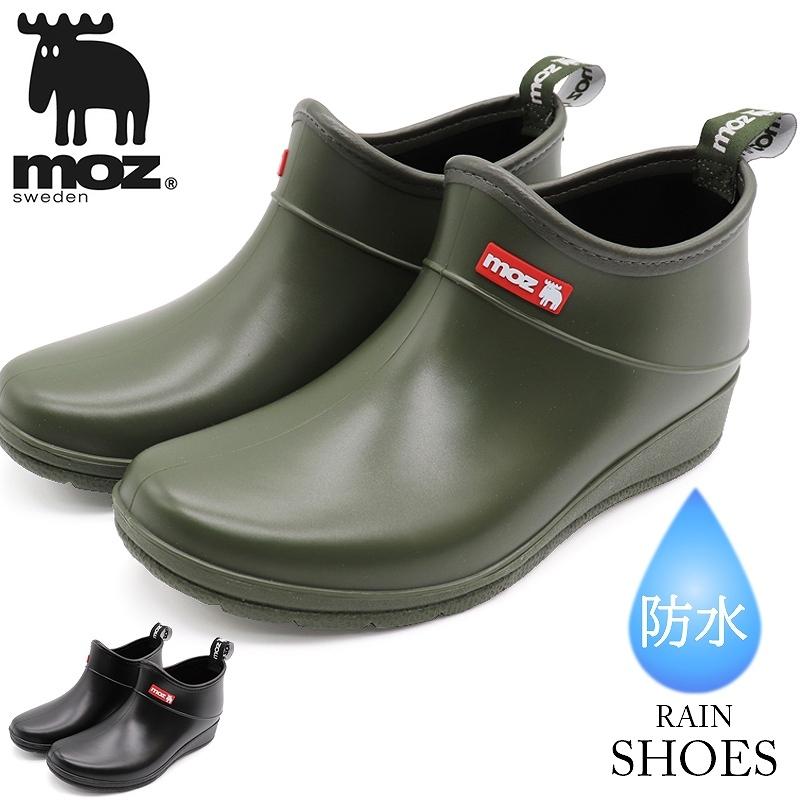 moz モズ レインシューズ レディース レインブーツ ガーデニング ショート 長靴 防水 梅雨対策　雨用　シューズ　｜shoesstore-reodert-m