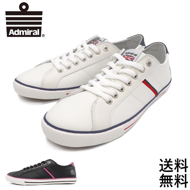 Admiral（アドミラル） スニーカー レディース メンズ おしゃれ 白 黒