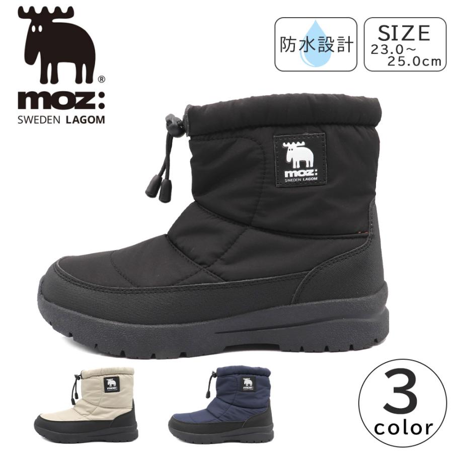 moz（モズ） レディース ウインターブーツ MZ5390 スノーブーツ 防水