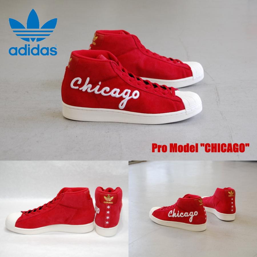 ADIDAS pro model power red/ftw white/gold アディダス プロモデル レッド/ホワイト/ゴールド 真っ赤  CHICAGO シカゴ 都市 ハイカット USA 海外 限定 未発売 :adidas-promodel-powerred-ftwwhite-gold:SHOETY  - 通販 - Yahoo!ショッピング