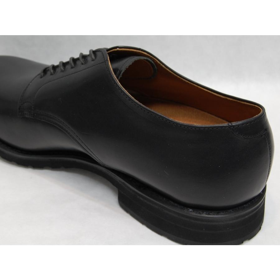 ALDEN 343 CDI LAST BLUCHER PLAIN TOE BLACK CALF オールデン CDI ラスト ブルーチャー プレーントウ ブラック 黒 カーフ MADE IN USA アメリカ製 デッド｜shoety｜06