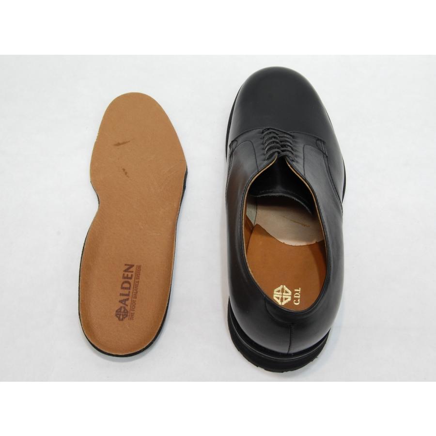 ALDEN 343 CDI LAST BLUCHER PLAIN TOE BLACK CALF オールデン ALDEN 343 CDI LAST BLUCHER PLAIN TOE BLACK CALF オールデン