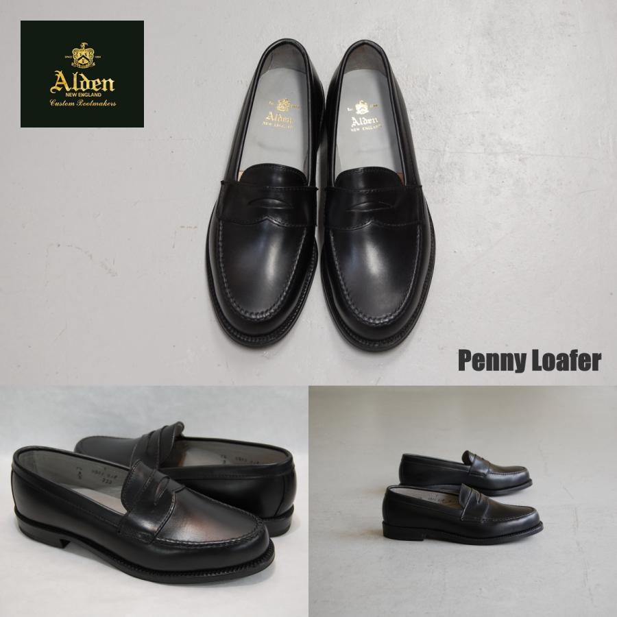 ALDEN 722 VAN LAST penny loafer black calf オールデン バン ALDEN 722 VAN LAST penny loafer black calf オールデン バン