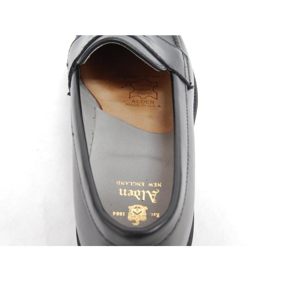 ALDEN 722 VAN LAST penny loafer black calf オールデン バン ALDEN 722 VAN LAST penny loafer black calf オールデン バン