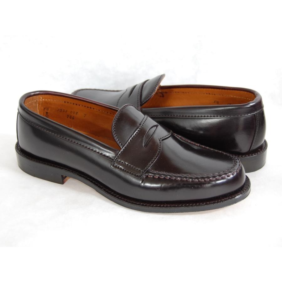 ALDEN 986 VAN LAST penny loafer dark burgundy cordovan ALDEN 986 VAN LAST penny loafer dark burgundy cordovan