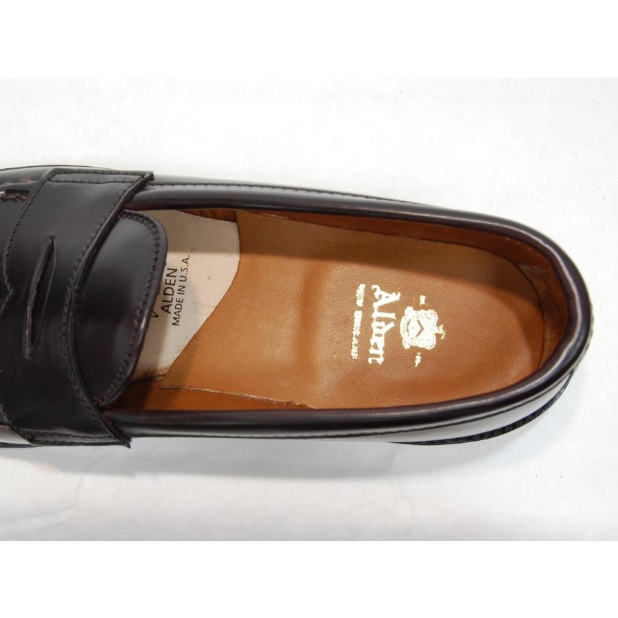ALDEN 986 VAN LAST penny loafer dark burgundy cordovan ALDEN 986 VAN LAST penny loafer dark burgundy cordovan