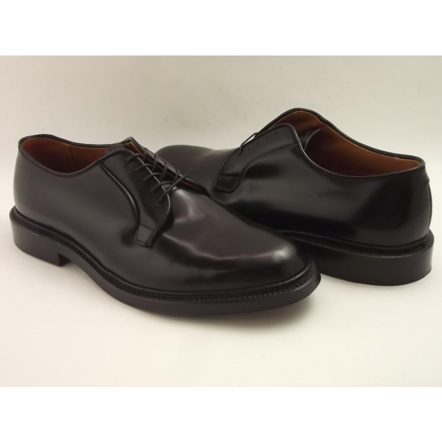 ALDEN 9901 BARRIE LAST blucher plaintoe black cordovan オールデン