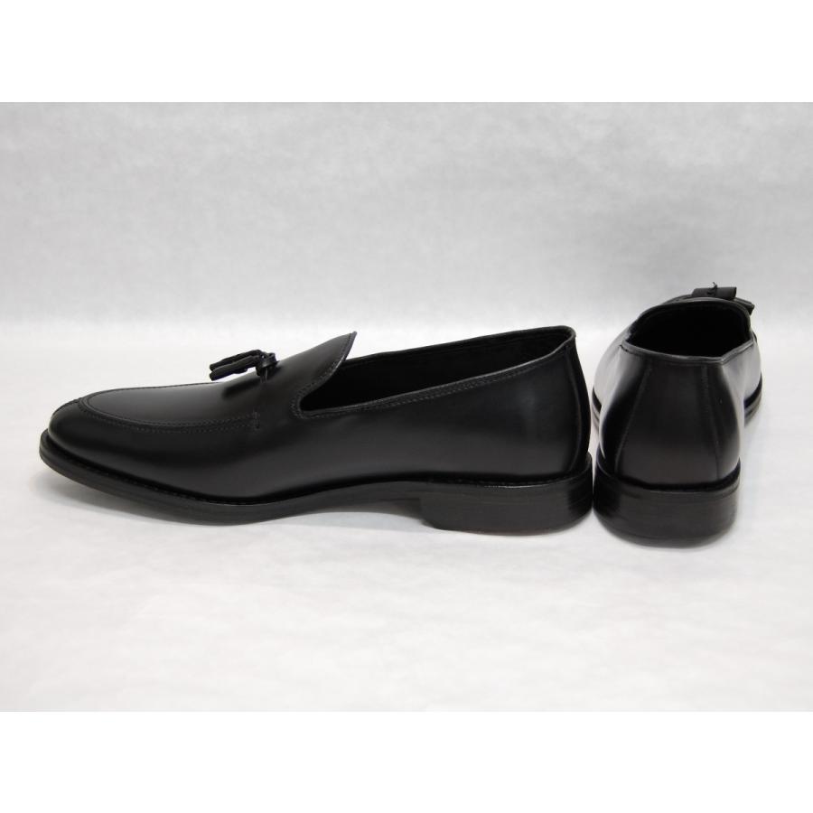 ALLEN EDMONDS SPRING STREET BLACK アレンエドモンズ スプリングストリート ブラック 黒 タッセル ローファー カーフ TASSEL LOAFER アメリカ製 MADE IN USA｜shoety｜03