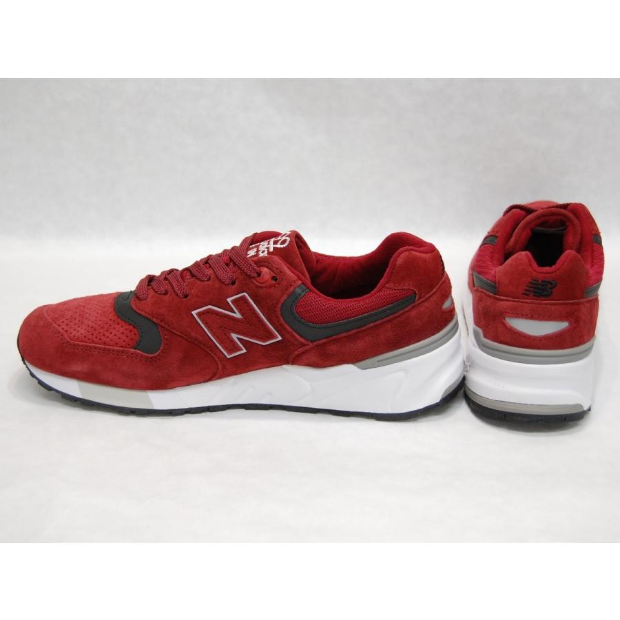 NEW BALANCE M999 burgundy/grey ニューバランス M999 バーガンディ/グレー ボルドー マルーン ワイン レンガ スエード アメリカ製 MADE IN USA 海外 限定｜shoety｜03