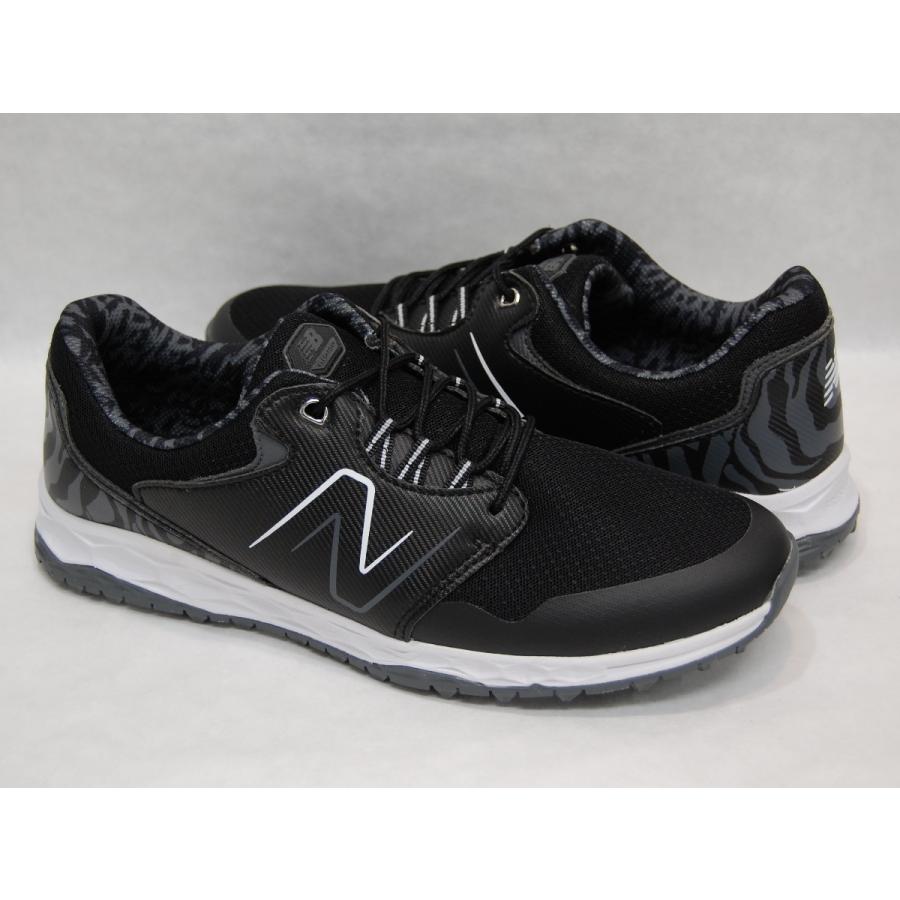 NEW BALANCE Wmns Fresh Foam LinksSL v2 Black ニューバランス ウィメンズ フレッシュ フォーム リンクス 黒 アニマル 柄 ゴルフシューズ レディース GOLF 海外｜shoety｜02