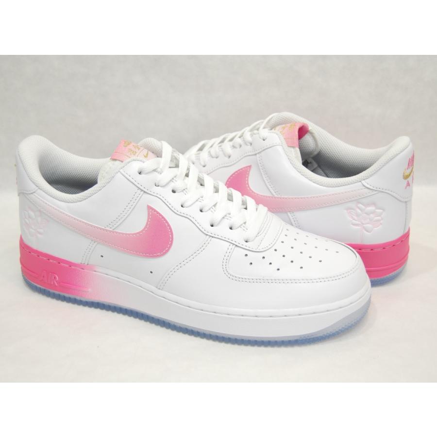 NIKE Air Force 1 '07 PRM White/Lotus Pink/Yellow Gold ナイキ エア フォース ワン 07 プレミアム ロー ホワイト San Francisco Chinatown USA アメリカ 海外｜shoety｜02