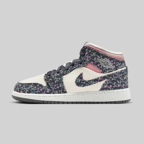 エア ジョーダン 1 NIKE Air Jordan Mid SE GS Anthracite/Sail エア ジョーダン 1 NIKE Air Jordan Mid SE GS Anthracite/Sail