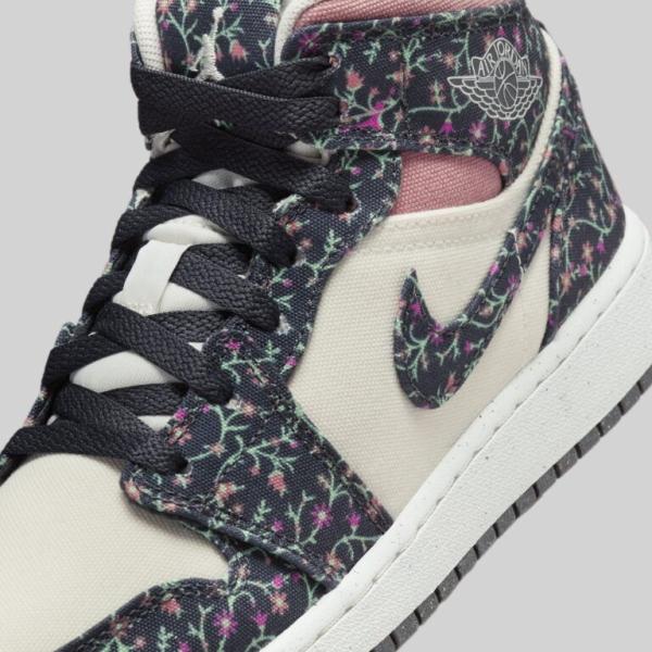 エア ジョーダン 1 NIKE Air Jordan Mid SE GS Anthracite/Sail エア ジョーダン 1 NIKE Air Jordan Mid SE GS Anthracite/Sail