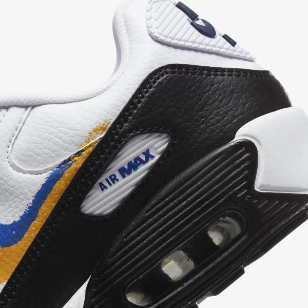 エア マックス 90 NIKE Air Max GS White/Deep Royal Blue エア マックス 90 NIKE Air Max GS White/Deep Royal Blue