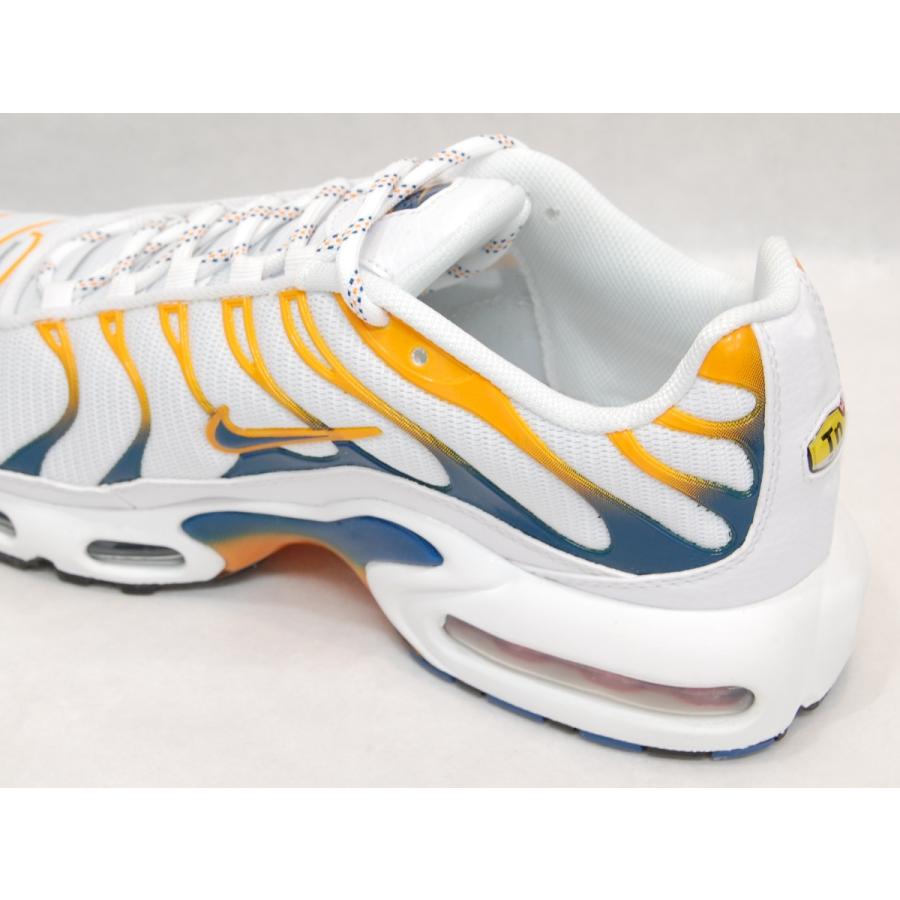 NIKE Air Max Plus gs White/Marina/Kumquat/Black ナイキ エアマックス プラス ホワイト カラフル イエロー オレンジ グラデ マップラ レディース USA 海外｜shoety｜06