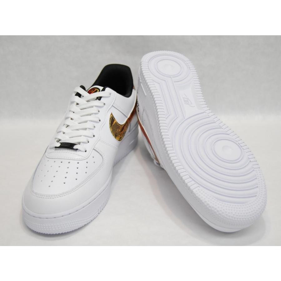 Air force 1 low shoes white/white/black/tour yellow top