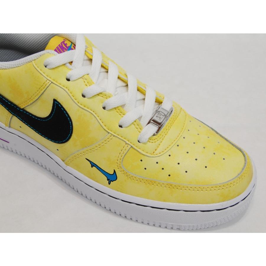 NIKE air force 1 lv8 1 gs speed yellow/black/laser blue ナイキ 