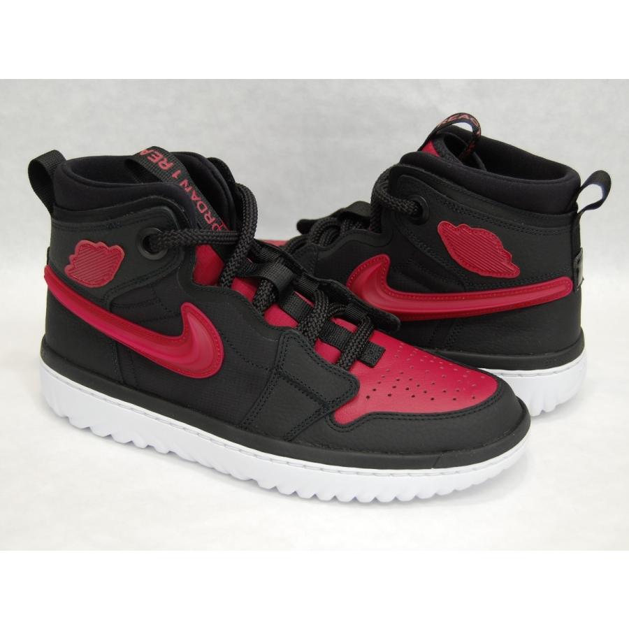 NIKE air jordan 1 high react black/noble red/white ナイキ エア