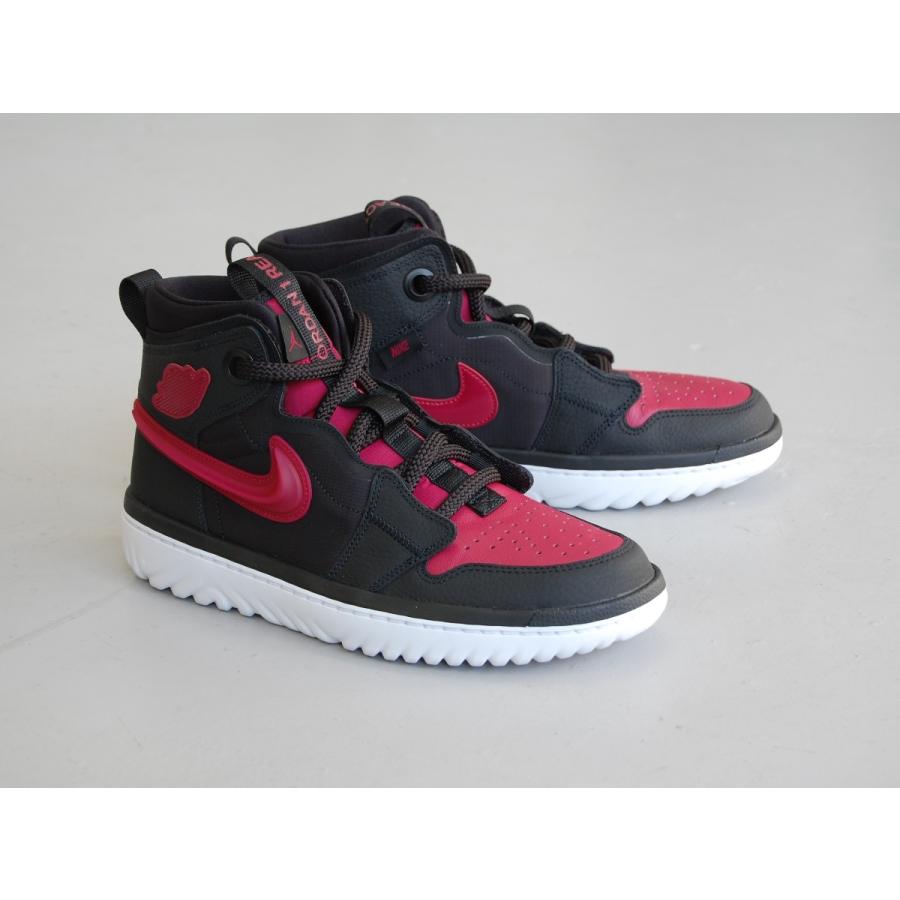 NIKE air jordan 1 high react black/noble red/white ナイキ エア