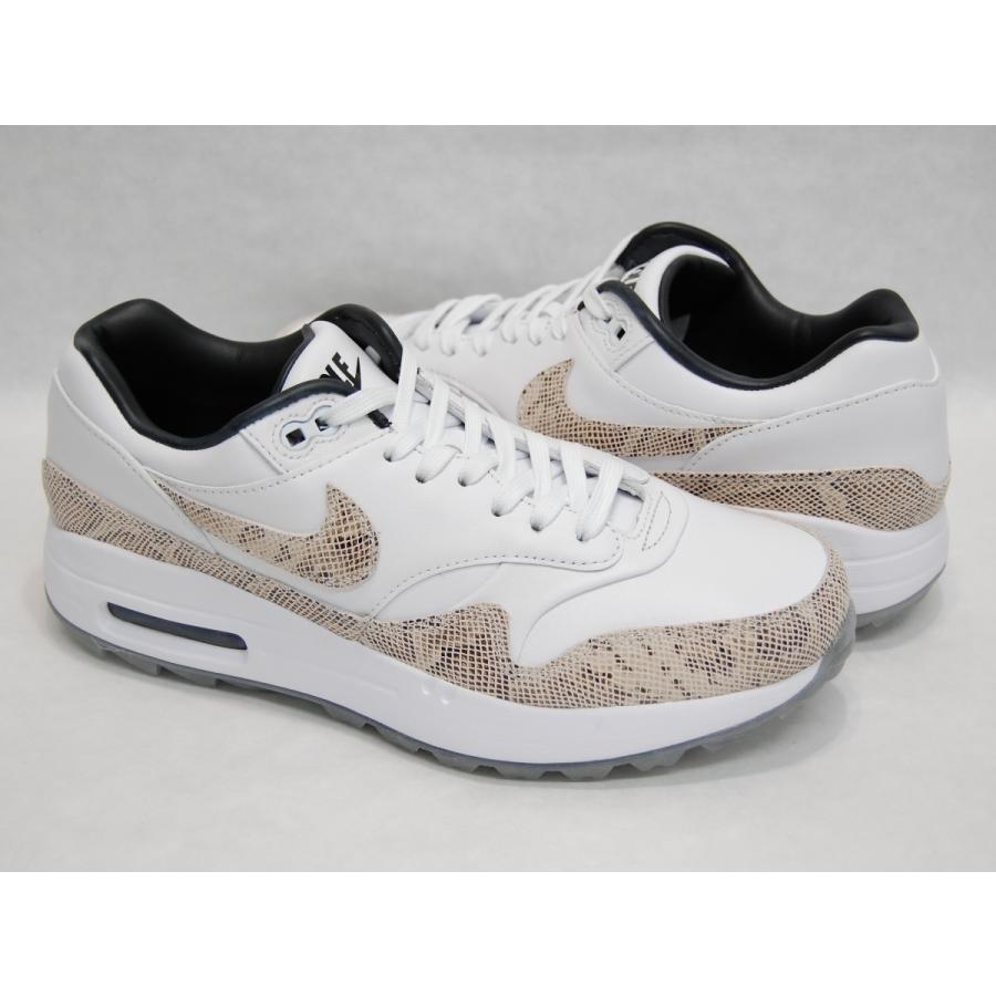 NIKE AIR MAX G NRG TXT white/atmosphere grey ナイキ エア マックス G NRG TXT 白/グレー ホワイト スネーク 蛇 GOLF ゴルフ シューズ USA 海外 限定 :nike-airmax1-g-nrg-txt-white-atmospheregrey:SHOETY 通販 ナイキ NIKE マックス ゴルフ 灰色 グレー 白色 ホワイト エアマックス