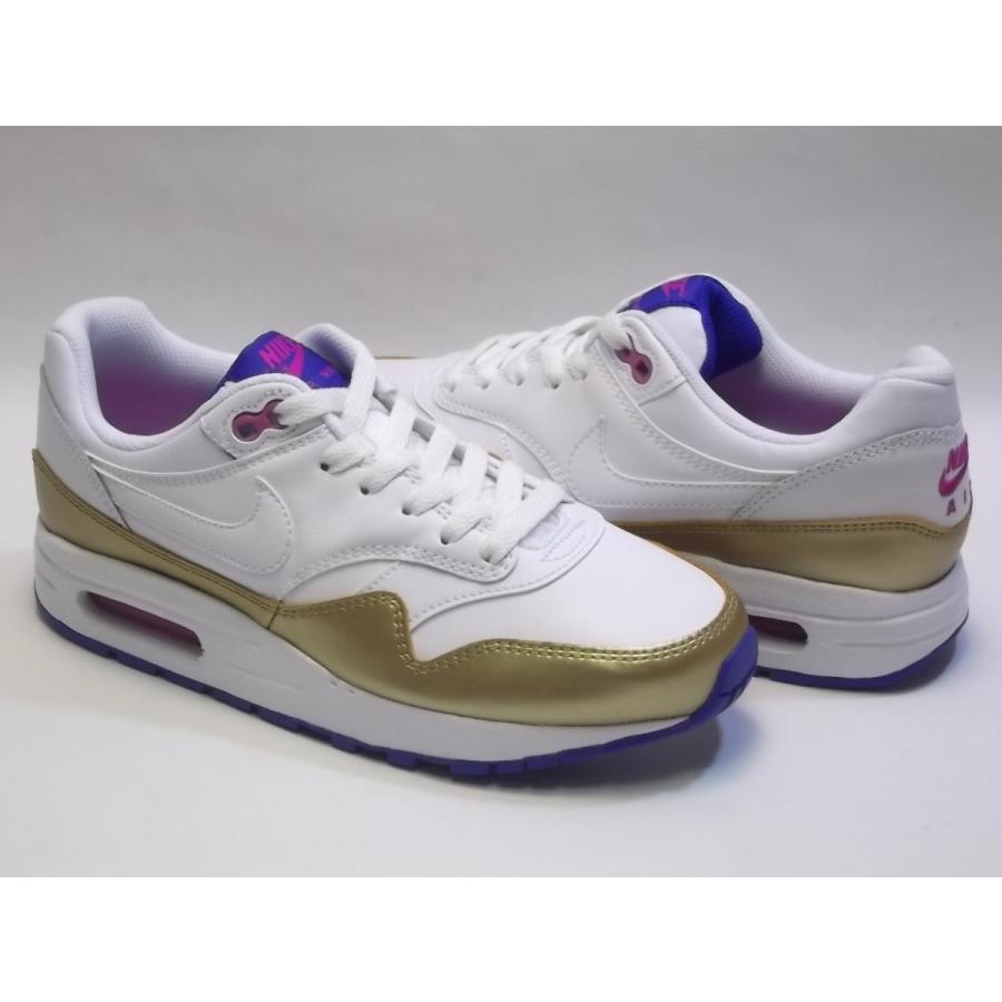 NIKE AIR MAX 1 GS white/white/metallic gold ナイキ エアマックス 1 GS ホワイト/メタリックゴールド  白 金 レディース 海外 限定 未発売 807605-103 :nike-airmax1-gs-white-white-metallicgold:SHOETY  - 通販 - Yahoo!ショッピング