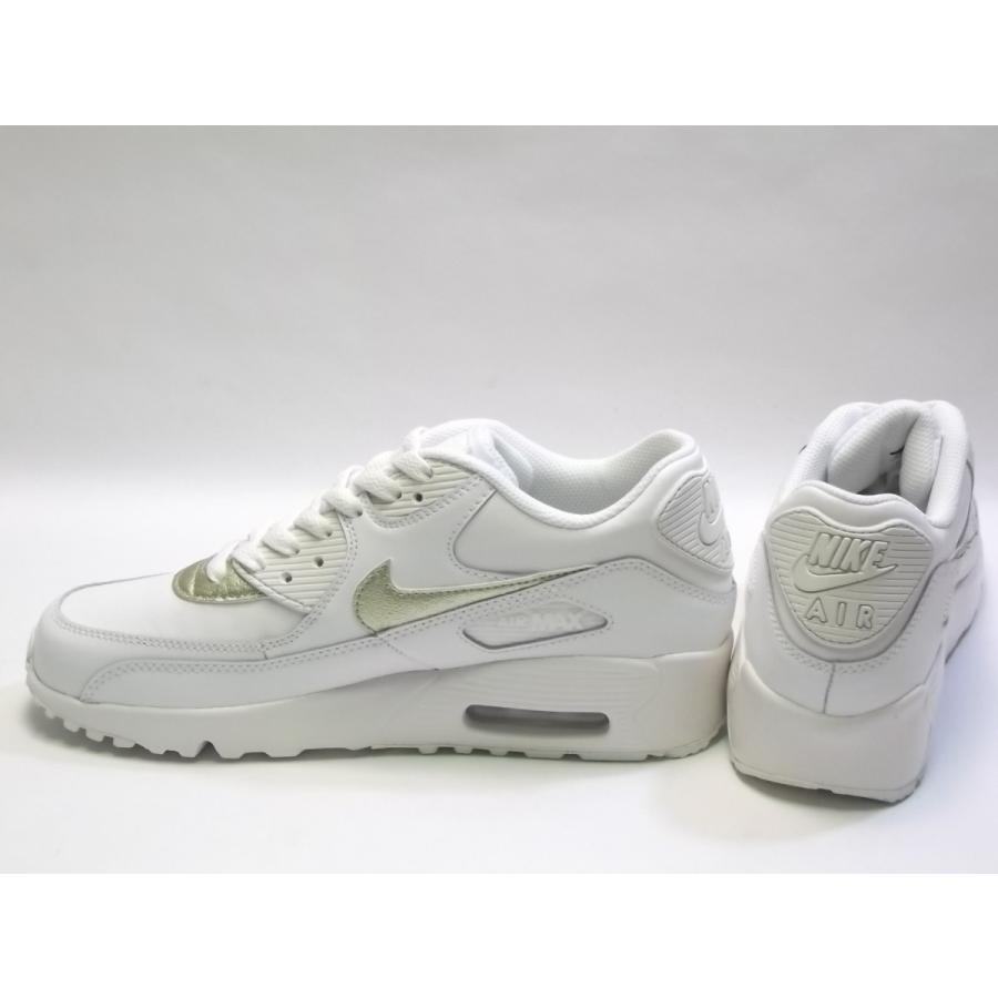 NIKE AIR MAX 90 LTR GS summit white/metallic gold star ナイキ エア NIKE AIR MAX 90 LTR GS summit white/metallic gold star ナイキ エア