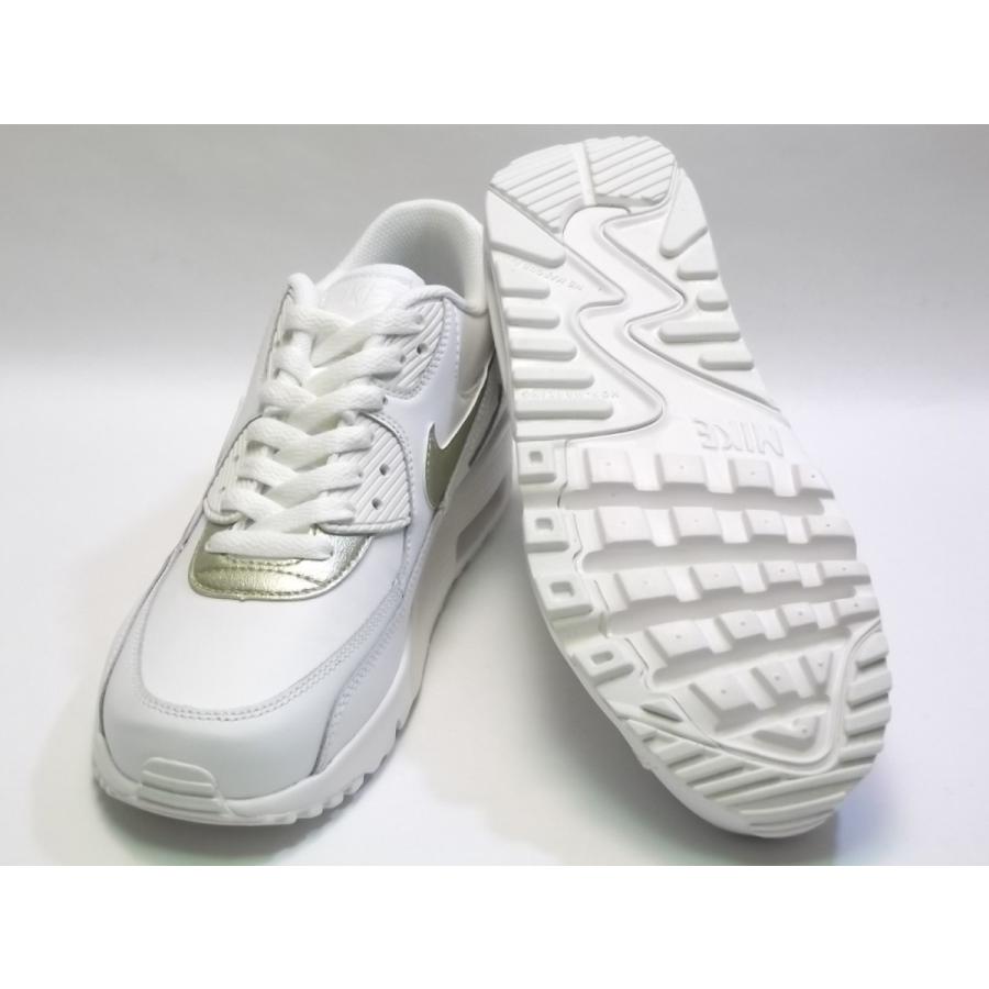 NIKE AIR MAX 90 LTR GS summit white/metallic gold star ナイキ エア NIKE AIR MAX 90 LTR GS summit white/metallic gold star ナイキ エア