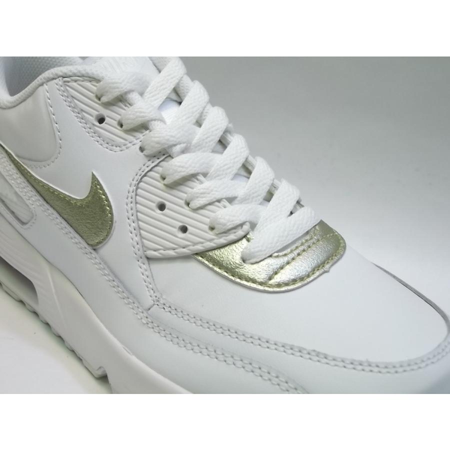 NIKE AIR MAX 90 LTR GS summit white/metallic gold star ナイキ エア NIKE AIR MAX 90 LTR GS summit white/metallic gold star ナイキ エア