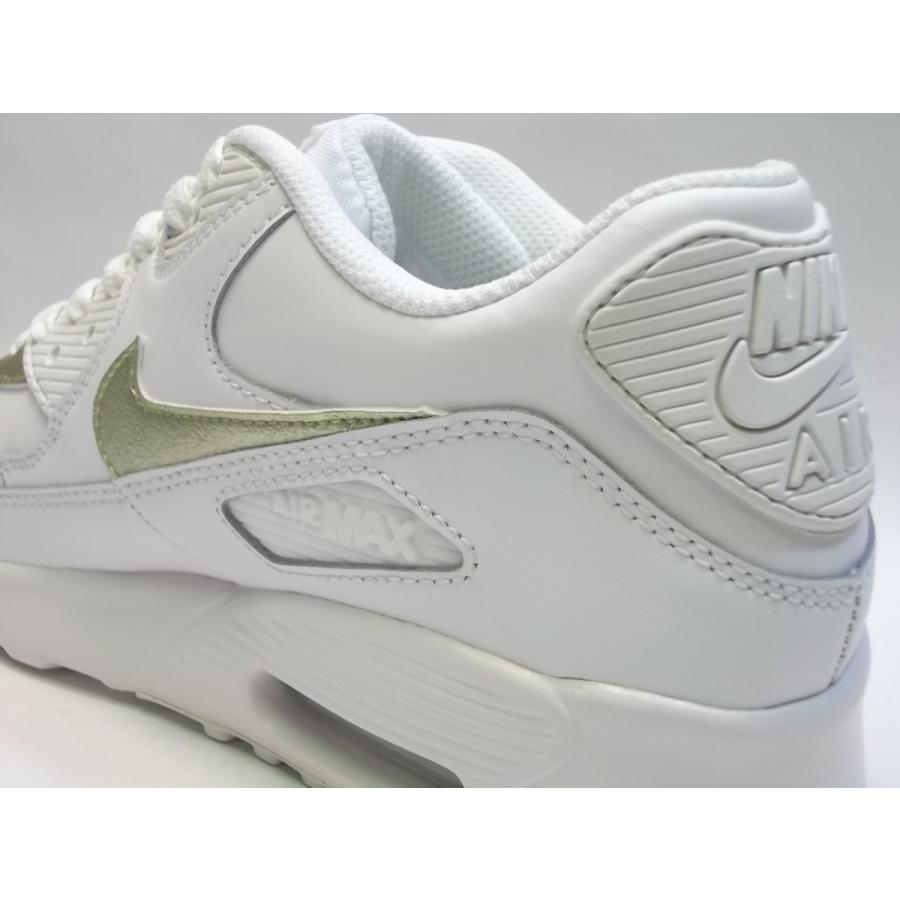 NIKE AIR MAX 90 LTR GS summit white/metallic gold star ナイキ エア NIKE AIR MAX 90 LTR GS summit white/metallic gold star ナイキ エア