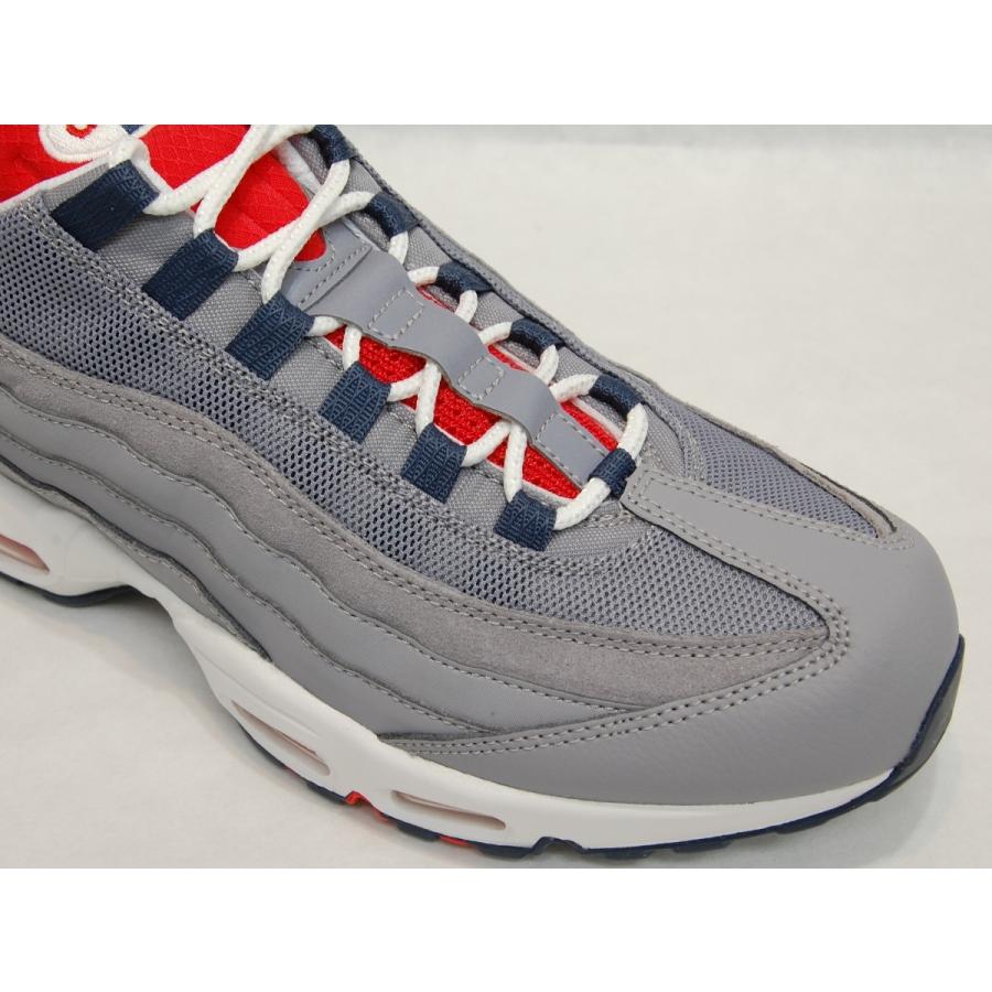 Nike Air Max 95 Cement Grey Thunder Blue ナイキ エアマックス 95 グレー ブルー 紺 灰 青 ネイビー 赤 レッド 星条旗 Usa アメリカ 海外 限定 未発売 Nike Airmax95 Cementgrey Thunderblue Shoety 通販 Yahoo ショッピング
