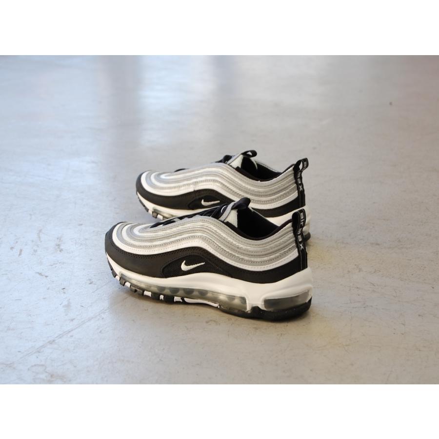 NIKE air max 97 gs black/white/reflectsilver ナイキ エアマックス 97 グレードスクール ブラック メタリック シルバー ホワイト 黒 銀 白 USA 海外 限定｜shoety｜08