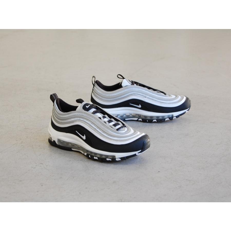 NIKE air max 97 gs black/white/reflectsilver ナイキ エアマックス 97 グレードスクール ブラック メタリック シルバー ホワイト 黒 銀 白 USA 海外 限定｜shoety｜10