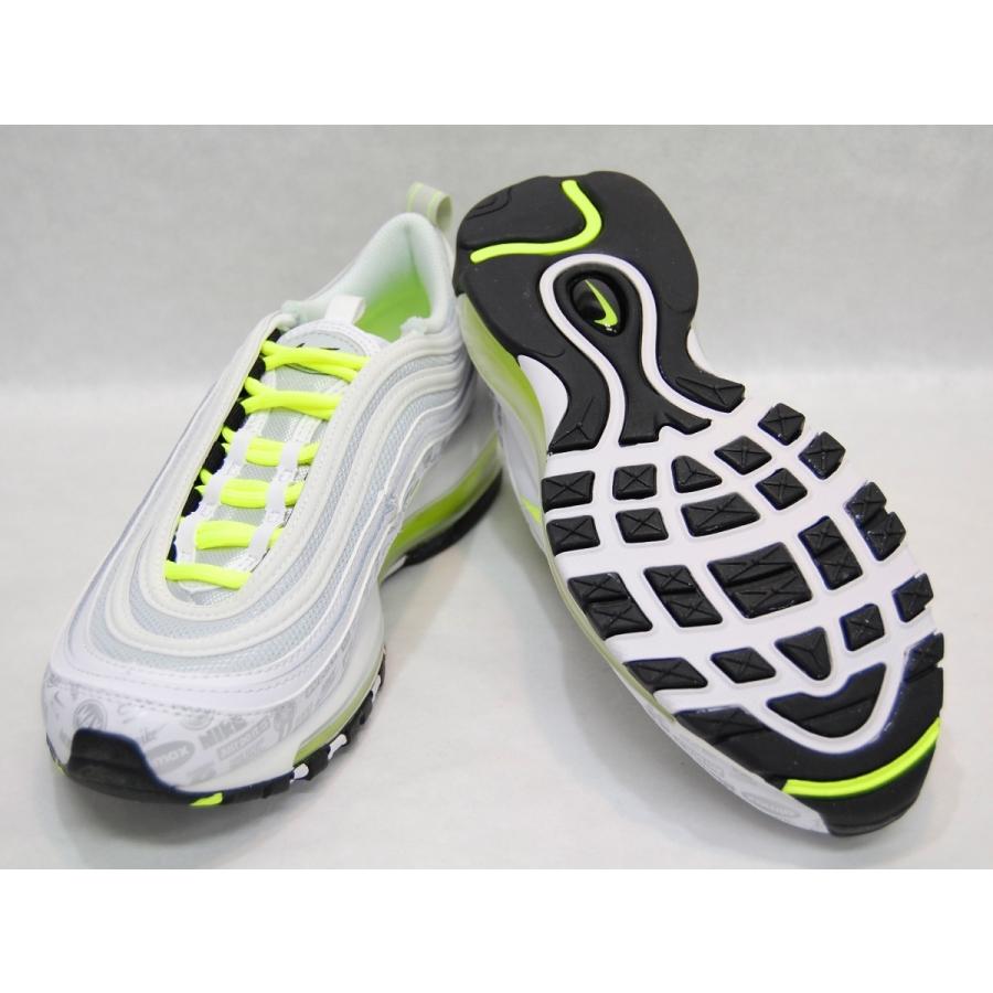 NIKE air max 97 gs white/volt/black/pure platinum ナイキ エアマックス 97 グレードスクール 白/黄/黒/灰 ホワイト イエロー JUST DO IT ロゴ USA 海外 限定 :nike-airmax97-gs-white-volt-black-pureplatinum:SHOETY 通販 ナイキ NIKE マックス プレミアム ベージュ 白色 ホワイト エアマックス