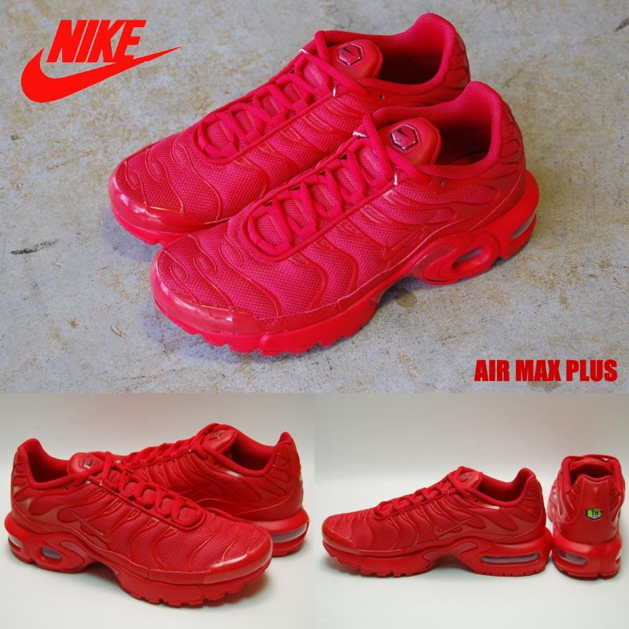 Nike air max best sale plus womens all red