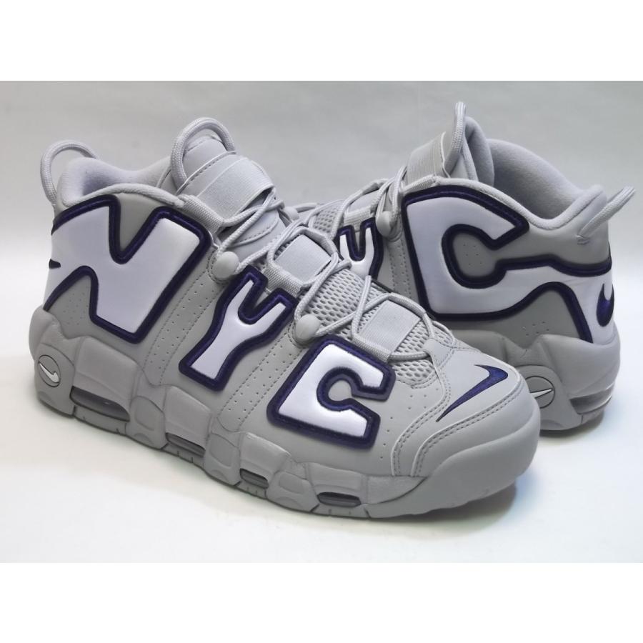 NIKE AIR MORE UPTEMPO NYC QS wolf grey/white/midnight navy ナイキ 